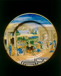 Martyrium av Saint Cecilia, tallerken