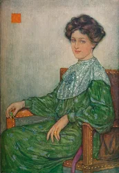 Portrett av fru J. Maltwood, c1892-1906, 1906-7