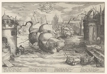 Tar Damiate og overvinner kjeden, 1219