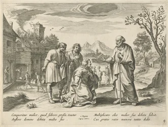 Elisa hjelper en fattig enke History of Elisa (serietittel)
