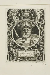 Joshua, plate fire fra The Nine Worthies