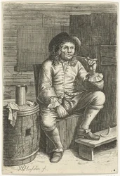 røykende mann