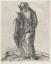 En gammel mann Saint Paul, 1530-66., 1530-66.