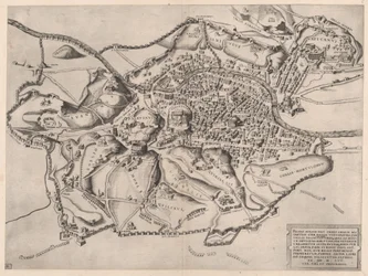 Mirror of Roman Magnificence: Utsikt over Roma fra øst, 1500-tallet., 1500-tallet.