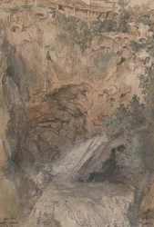 Utsikt over kaskadene ved Tivoli, ca.1724-33.