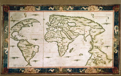 Planisphere av Nicolas Desliens