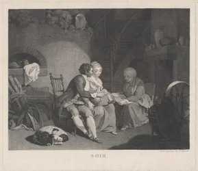 Soir-aften, 1780-tallet.