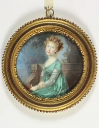 Marie-Antoinette-Therese, prinsesse av Asturias (emalje)