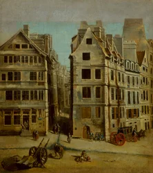 The Image Notre-Dame-kabareten, Place de Grève, 1751.