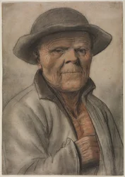 Portrett av en gammel mann, 1600-tallet.