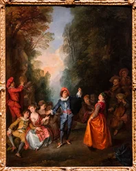 Dansen, ca. 1720 (olje på lerret)