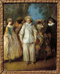 Skuespillerne i italiensk komedie (commedia dell