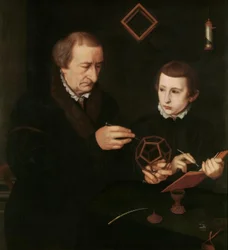 Johannes Neudörfer med sønnen