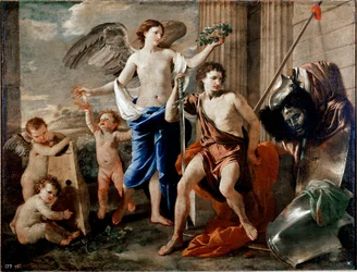Davids triumf. Maleri av Nicolas Poussin