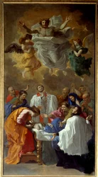 Saint Francois Xavier minner til livet datteren til en innbygger i Cangoxima i Japan Saint Francois Xavier