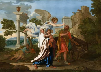Flukten til Egypt, ca. 1657