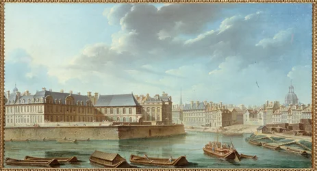 Den østlige spissen av Île Saint-Louis, med Hôtel de Bretonvilliers og Hôtel Lambert