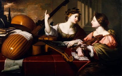 Musikkens guddommelige inspirasjon, ca. 1640