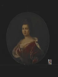 Portrait Of A Lady (olje på lerret)