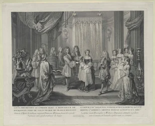 Frankrikes konge Ludvig XIV (gravering)