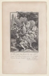 Canto 42, rom 64, fra Orlando Furioso, 1774., 1774.