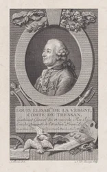Portrett av Louis Elisabeth de La Vergne, Comte de Tressan, 1783-92., 1783-92.