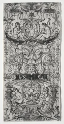 Ornamentpanel påskrevet Victoria Augusta