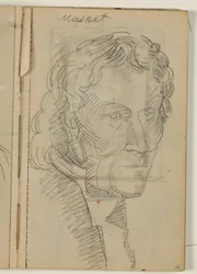 Studie av Thorvaldsen etter Eckersbergs maleri (1814)