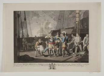 Christian IV i sjøslaget ved Fehmarn, 1644