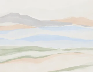 Pastellfargede fjellag
