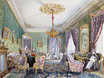 Hjem interiør i St Petersburg