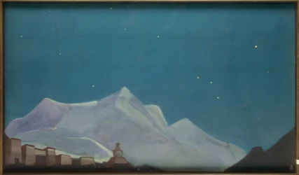 Hemis, kloster / maleri av N.K. Roerich