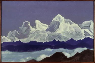 Mount Everest / maleri av N.K. Roerich