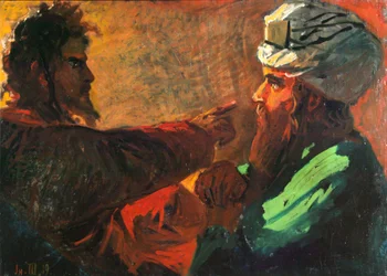 Kristus og Nikodemus-studien, 1889