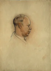 Portrett av komponisten Sergej Prokofjev (1891–1953)