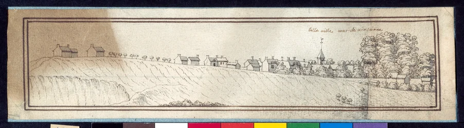 Belleville (penn og blekk med vask på papir)