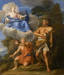 Juno viser seg for Herkules Historien om Herkules - Juno og Herkules