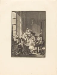 Julie besvimer i en lenestol