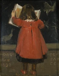 Portrett av kunstnerens datter, Alethea Garstin