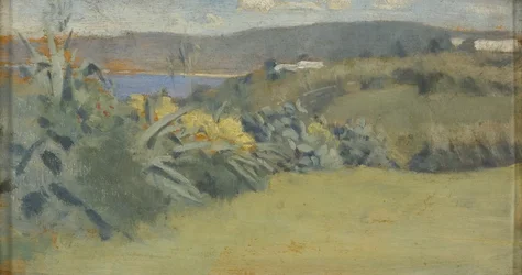 Tangier Landscape, ca. 1885 (olje på panel)