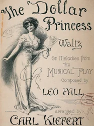 Plakat for musikalen "The dollar princess"