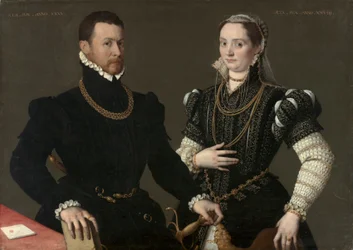 Portrett av et par, ca. 1580-1588 (olje på lerret)