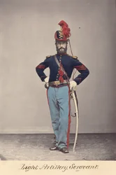 Lett artilleri, sersjant