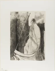 Og en annen engel kom ut av tempelet som er i himmelen, og han hadde også en skarp sigd, plate 7 av 12