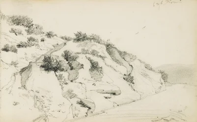 Tegning fra et album med tittelen "The Baskerland", 1862-63