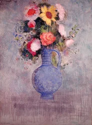 Blomster (pastell på papir)