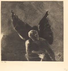 Ære og lovprisning til deg, Satan, i himmelens høyder, hvor du hersket, og i helvetes dyp, hvor du, beseiret, drømmer i stillhet!