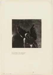 Ære og pris til deg, Satan, i himmelens høyder, hvor du regjerte, og i helvetes dyp, hvor, beseiret, du drømmer i stillhet!, plate 8 av 9