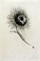 Illustrasjon til Les Fleurs du mal av Baudelaire, 1891