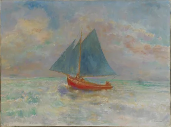Den røde båten, ca. 1910.